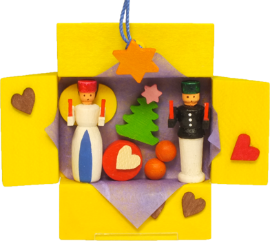 贈り物、天使, クリスマス, 木製, オーナメント, ドイツ