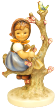 Apple Tree Girl  15cm, 陶器, 人形, フンメル, ドイツ