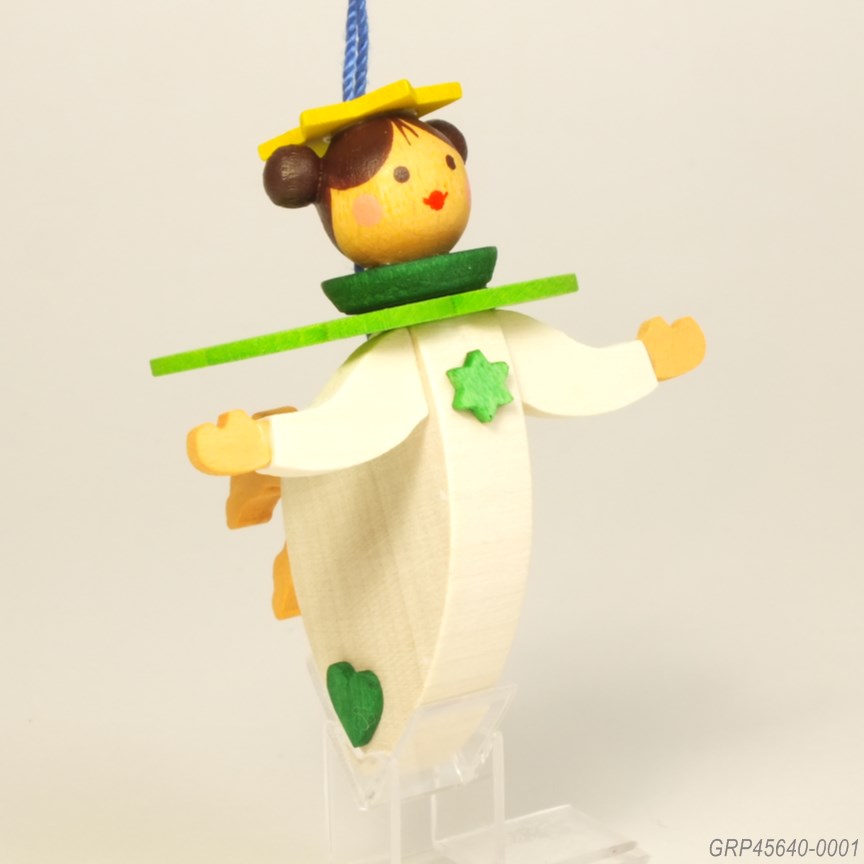 天使、緑