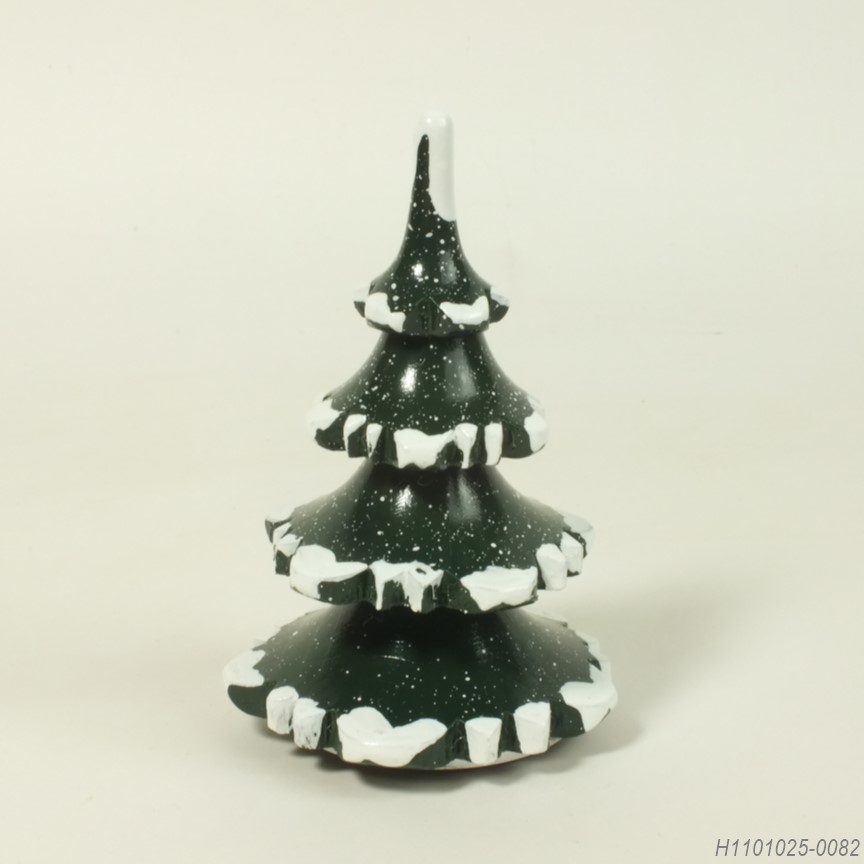 冬の低木 8cm - 木製ミニチュア飾り