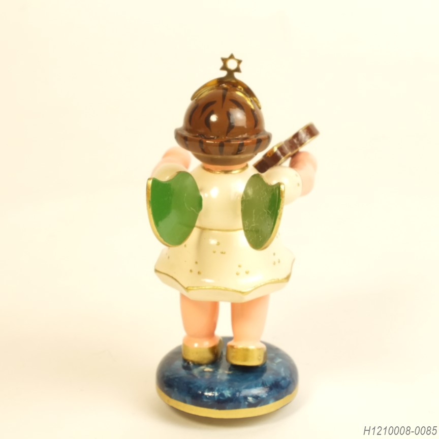 竪琴の天使 - 木製ミニチュア飾り - ピコマカ