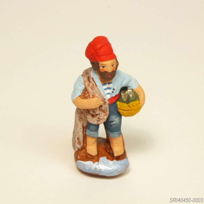 漁師さん - サントン人形 4cm