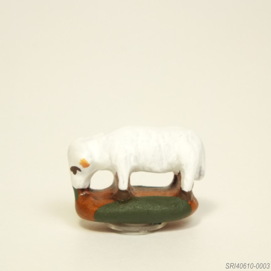 草を食べる羊 - サントン人形 4cm
