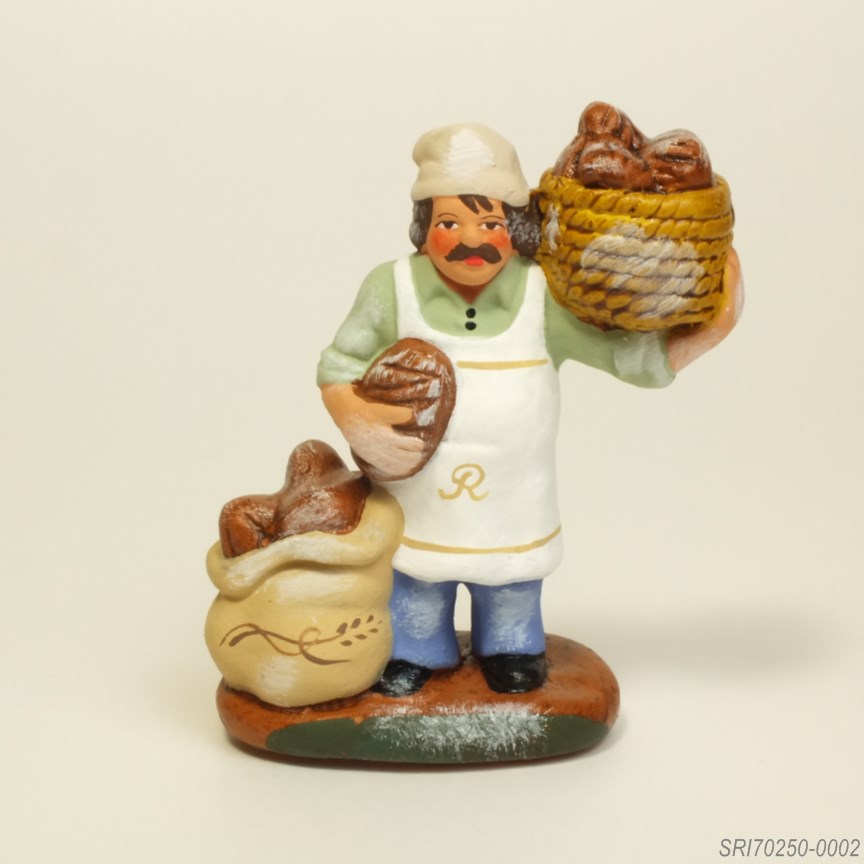 パン屋さん - サントン人形 7cm