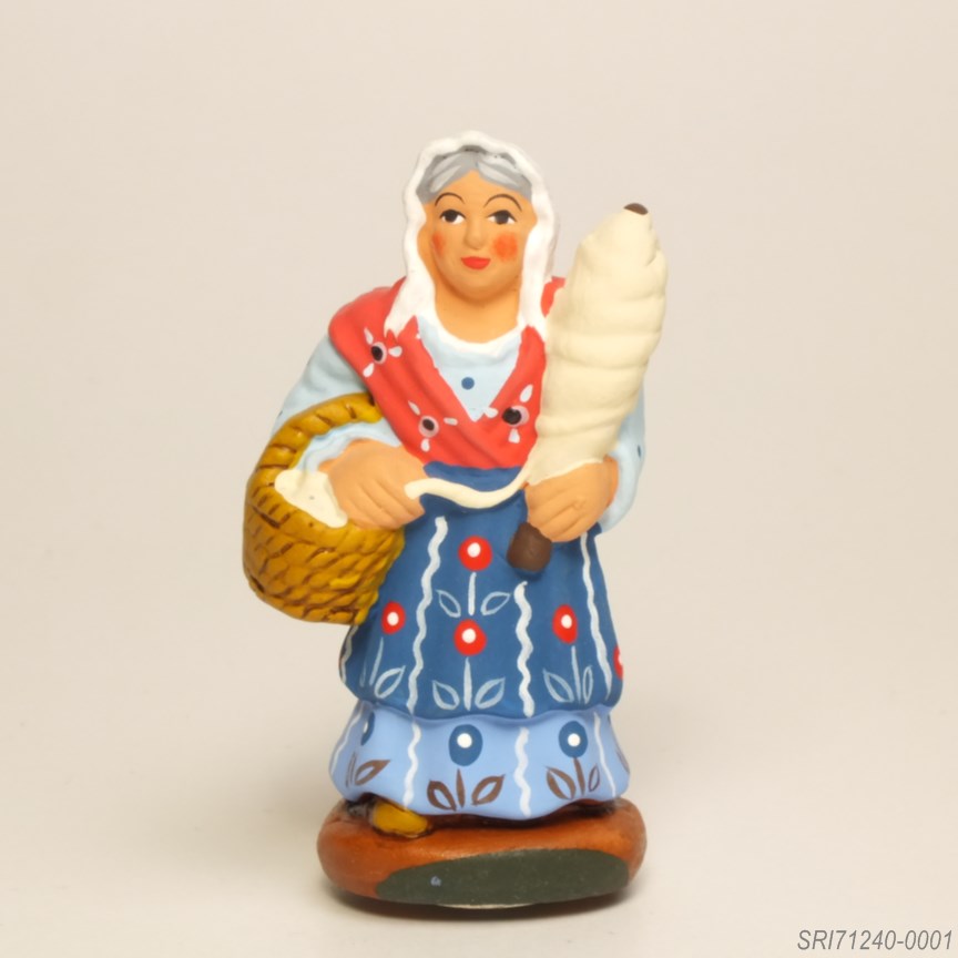 糸玉を持つ人 - サントン人形 7cm