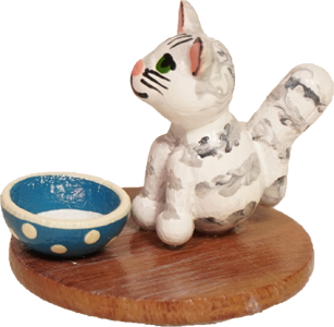 子猫, ミニチュア, 人形, オーナメント, ドイツ