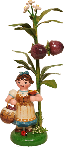 ラズベリー, ミニチュア, 人形, オーナメント, ドイツ