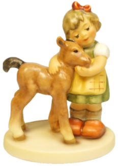 Precious Pony  10.5cm, 陶器, 人形, フンメル, ドイツ