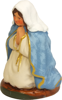 祈るマリア様, フランス, クリスマス, 飾り, サントン, 人形